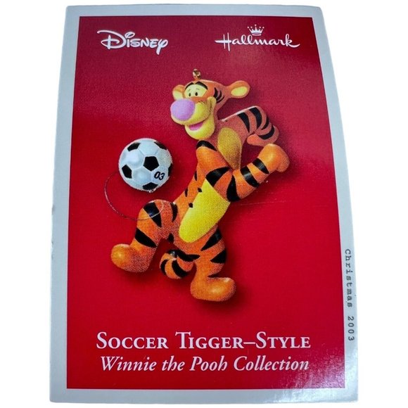 2003 Hallmark Keepsake Ornament Soccer Tigger Style Winnie The Pooh Christmas - Picture 7 of 11